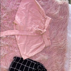 2 Loose tie dress shorts!